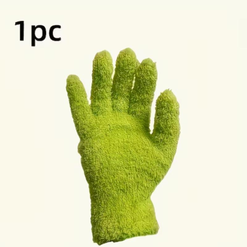 

1pc Superfine Fiber Dust Removal Gloves with Coral Fleece Fabric-Elastic Breathable Suitable for Cars,Boats,Plants,Car Detailing