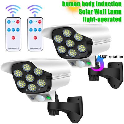77 Leds Solar Light LED Outdoor Solar Light Motion Sensor Solar Night Lamp Security Dummy Camera Lamp IP65 Waterproof Light