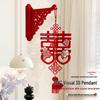 3D Double Happiness Door Hanging for Wedding Decorations