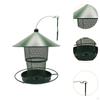 Hanging Bird Feeders for Outdoors Feeding Station Iron Easy Clean Garden Ornament Food Holder