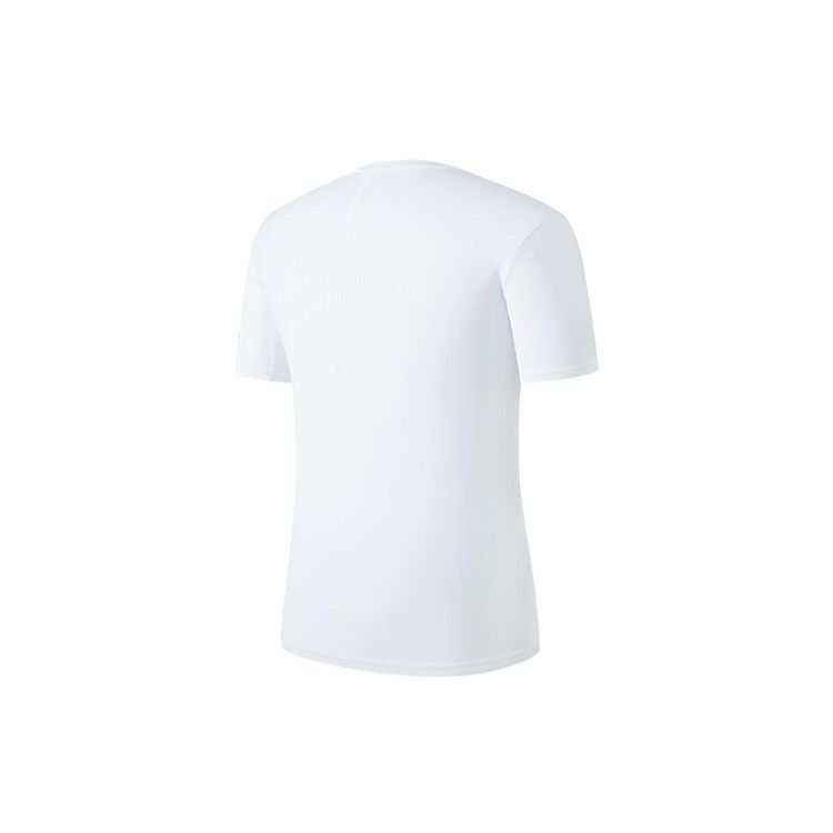 Anta Logo Print Round Neck T-Shirt Men Tops White 152150103-1