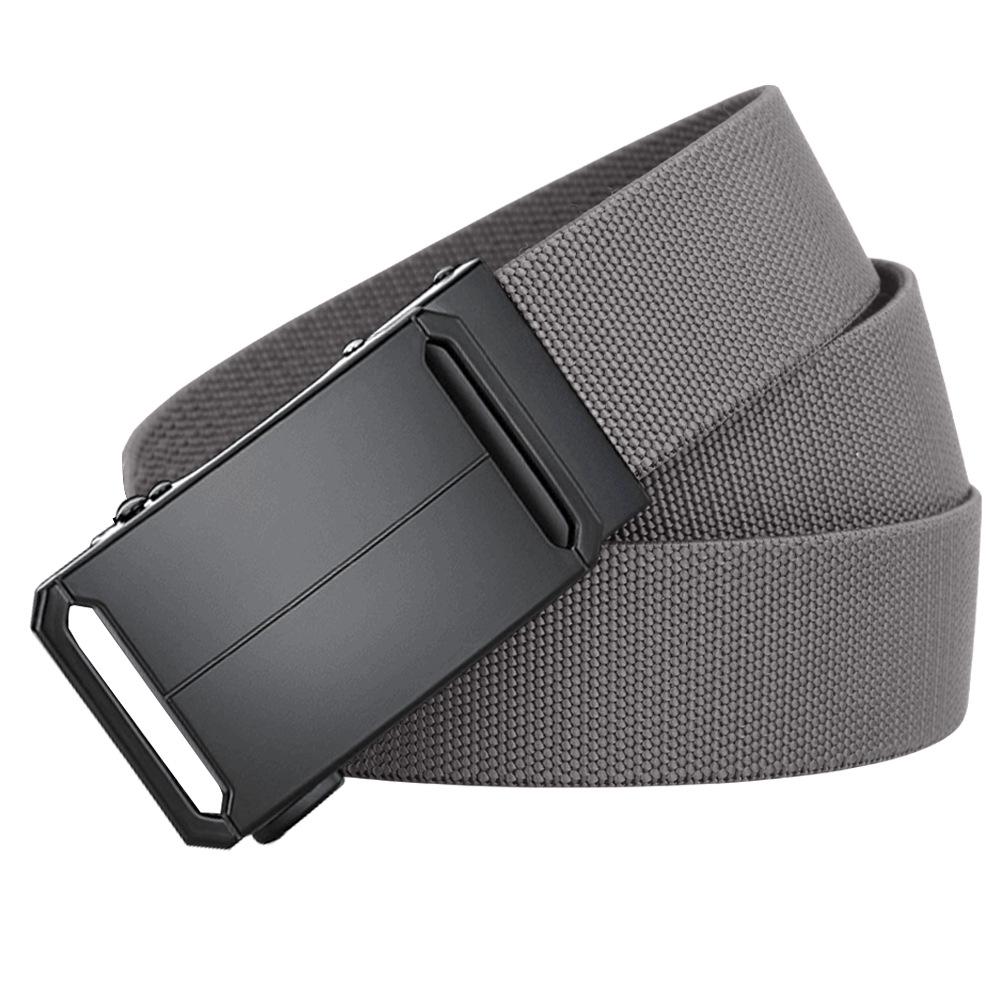 

Men s Nylon Tactical Belt with Automatic Buckle - Elastic, Casual Canvas and Leather for All Ages 125 CM