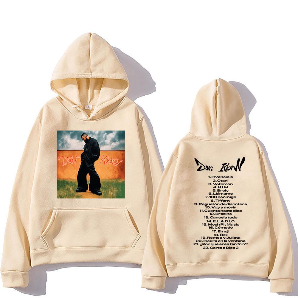 Eladio Carrión Hoodie 2025 New Album DON KBRN Men/women Hoodies Harajuku Aesthetic Winter Clothes Pullover Sweatshirt Vintage