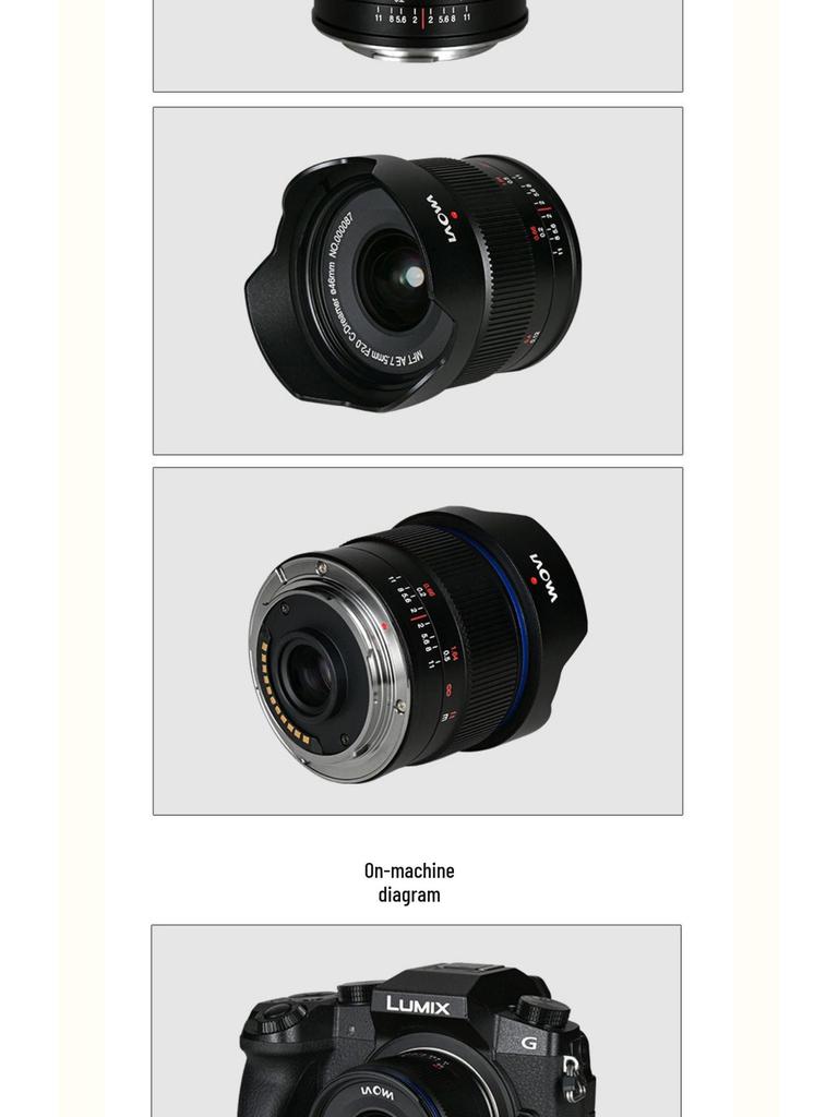 Laowa 7.5mm F2.0 Ultra-Wide Angle Lens for MFT Cameras