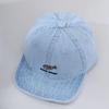 Spring & Autumn Unisex Baby Denim Hat with Embroidered Letters