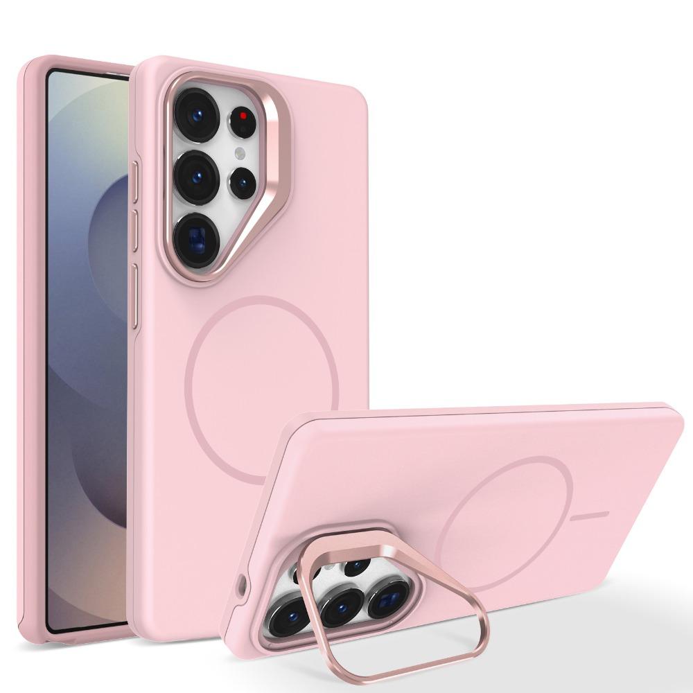 New Matte For Magsafe Magnetic Case For Samsung Galaxy S26 S25 S24 S23 S22 Ultra Plus S25FE S24FE S25Edge With Kickstand Cover