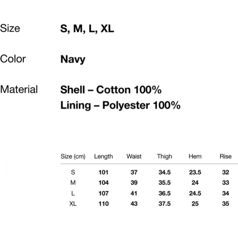 ThIs Is Never That Gore Tex Windstopper Cord Pant Navy