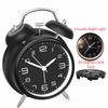 Luminous Twin Bell Loud Alarm Clock 4 Inch Table Clock Retro Student Alarm Clock  Living Room