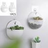 1 PCS Wall Decorative Plastic Hanging Planters Pot Wall Mounted Flower Planter Garden Indoor Wall Decor Durable for Plants