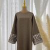Elegantes besticktes Kleid Robe LR735 - Loriya2024 Dubai, Kollektion Naher Osten & Türkei