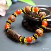 Juan Yu Schwarzer Achat & Neunäugige Dzi-Perle Armband MN3063001