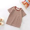 Boys Girls Striped T-Shirts Children's Clothing Casual Short Sleeve O-Neck Cotton Tops Tees Kids Clothes Summer