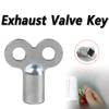 3/5/10pcs Radiator Exhaust Valve Key Square 5×5mm Radiator Accessories Zinc Alloy Material Socket for Standard Heating Valves