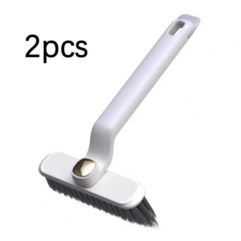 Multipurpose Bathroom Tile Floor Gap Cleaning Brush Rotating Crevice Brushes with Dead End Strong Bristles Cleaning Supplies
