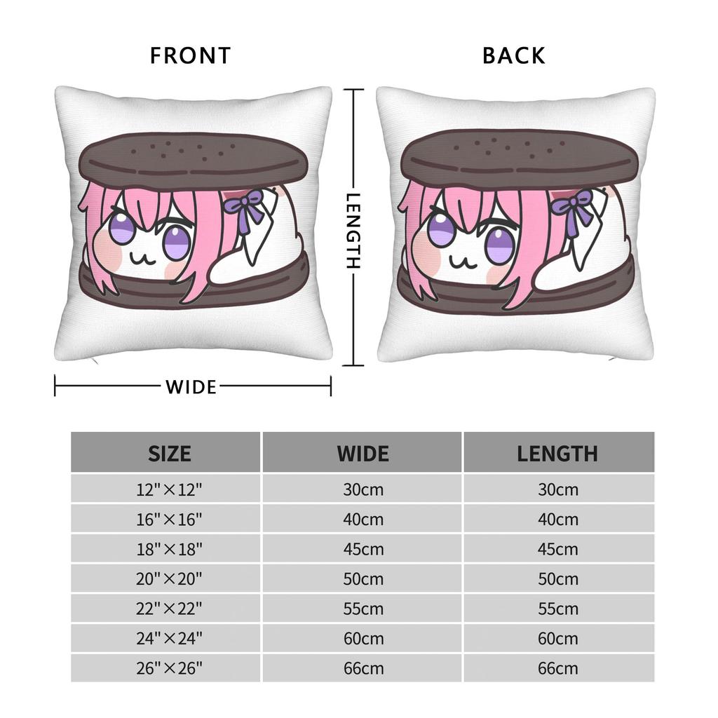 Pillow Case Doro Meme Soft Pillow Cover  Vintage Cushion Cover Printed Pillowcases For Wedding Party Home Decor