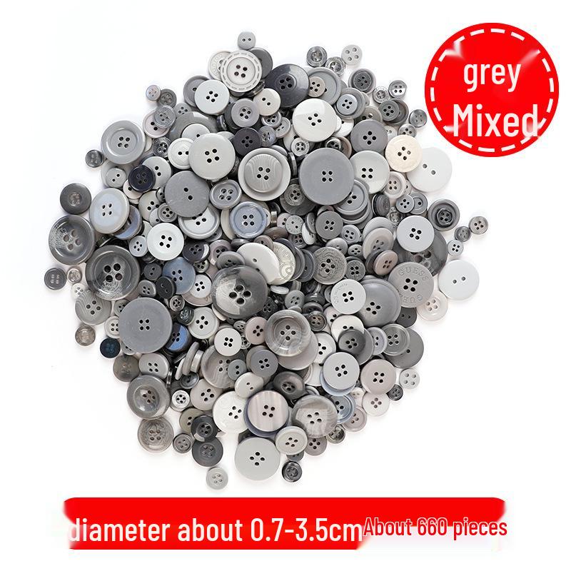 Kindergarten Creative DIY Colorful Resin Button Kit for Kids