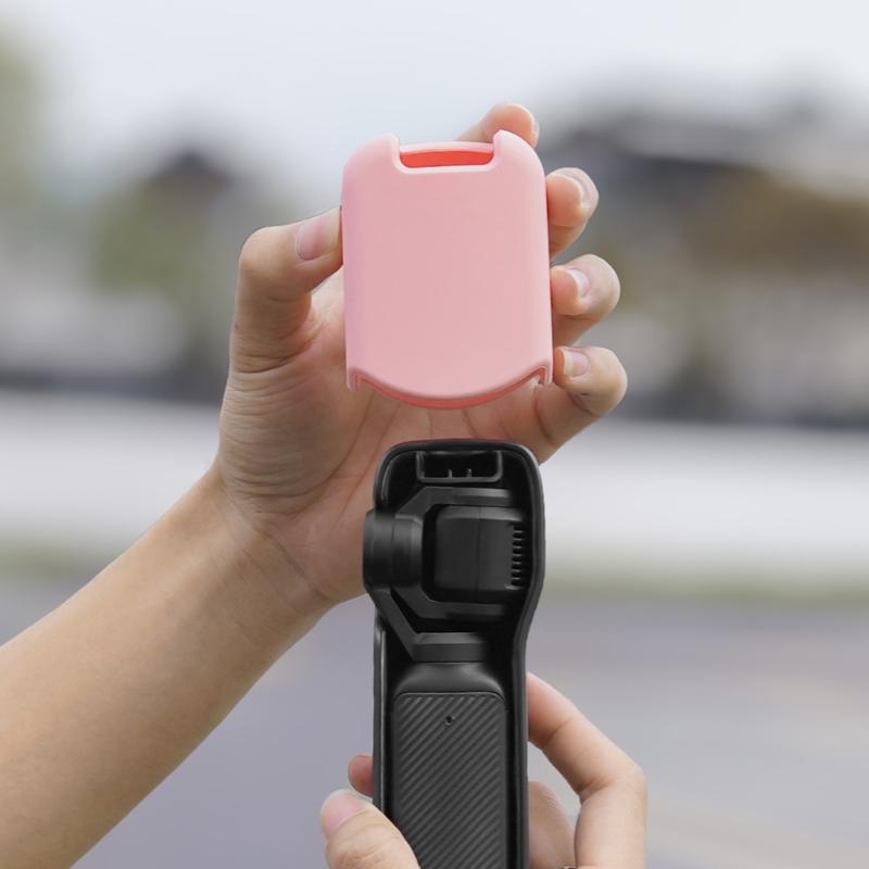 Silicone Cover for Pocket 3 Protective Case AntiScratch Handle Soft Sleeve Skin Lens Caps for Pocket 3 Access