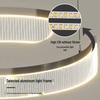 Modern Minimalist Italian Circular Chandelier - Luxury Living Room & Restaurant Lighting Fixture
