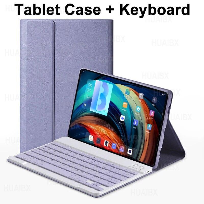 

Чехол с клавиатурой для Lenovo Xiaoxin Pad Pro 12,6 дюйма, съемный чехол с Bluetooth-клавиатурой для Lenovo Tab P12 Pro 12,6 дюйма, силиконовый противоударный чехол Lenovo Tab P12 Pro