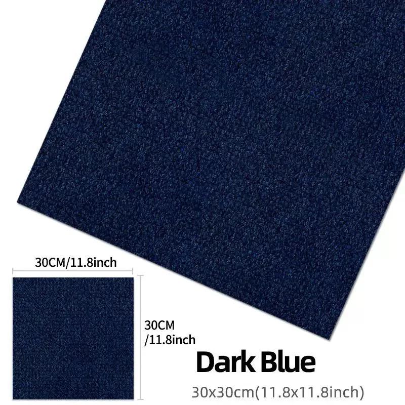 10pcs 30x30cm Self Adhesive Carpet Floor Tiles Sticker Square Rugs Peel and Stick Mat Flooring Room Bedroom HomeDecor