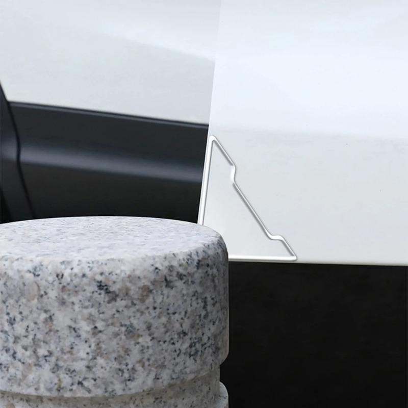 4Pcs Car Door Corner Protective Cover Door Scratch Protector Silicone Anti-collision Covers Door Corner Guard Auto Accessories