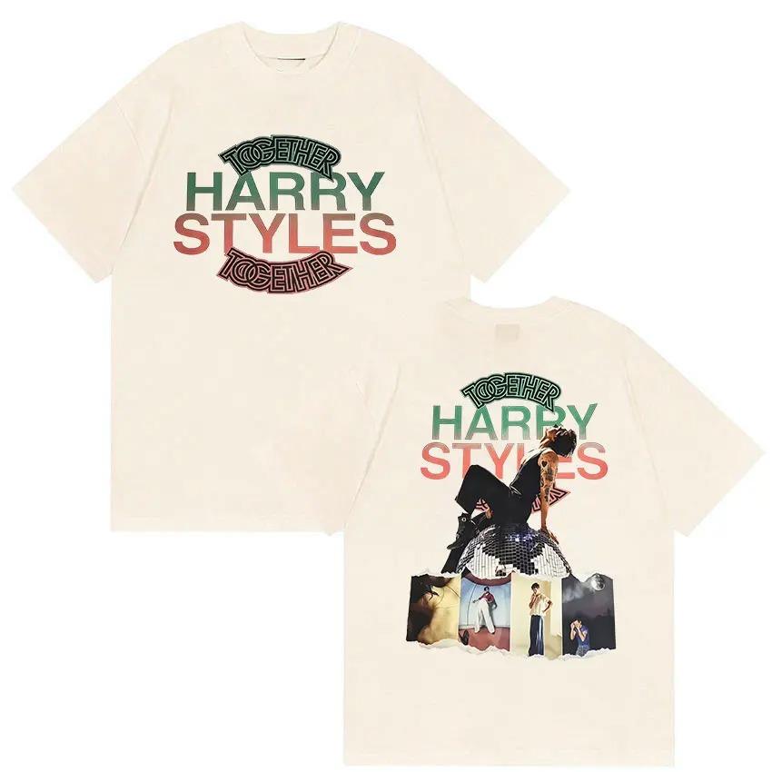 Hip-hop Loose Clothing Tees Harry Styles Together Album 2026 Graphic T Shirts Unisex Vintage Fashion Cotton Short Sleeve T-shirt