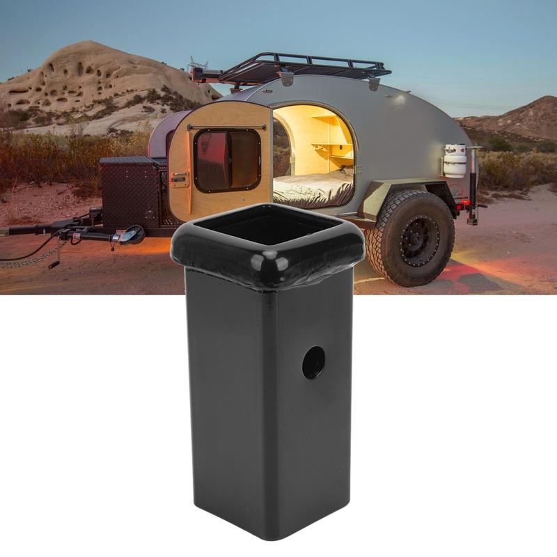 6in Hitch Ball Mount Weld On Square 2inx2in Hitch Ball Receiver Sleeve Tube for Caravan Tractor Hitch Adapter Sleeve