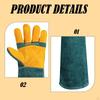 23.6 inch Animal Handling Anti Bite Gloves Multifunctional Accessory for Reptile & Bird