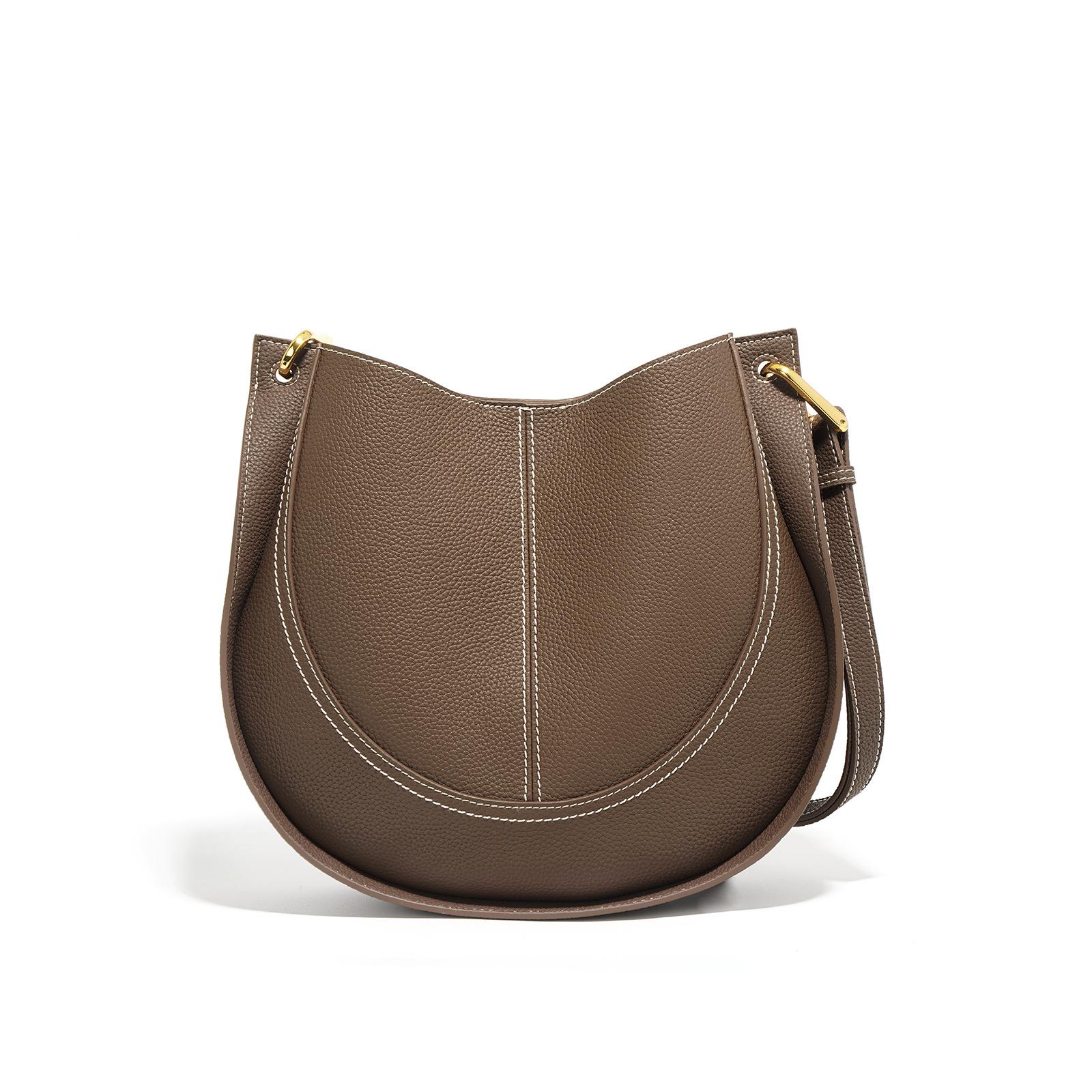 

Женская кожаная сумка Новая из коровьей кожи Нишевый дизайн Легкая роскошь Мода Сумка через плечо Мессенджер