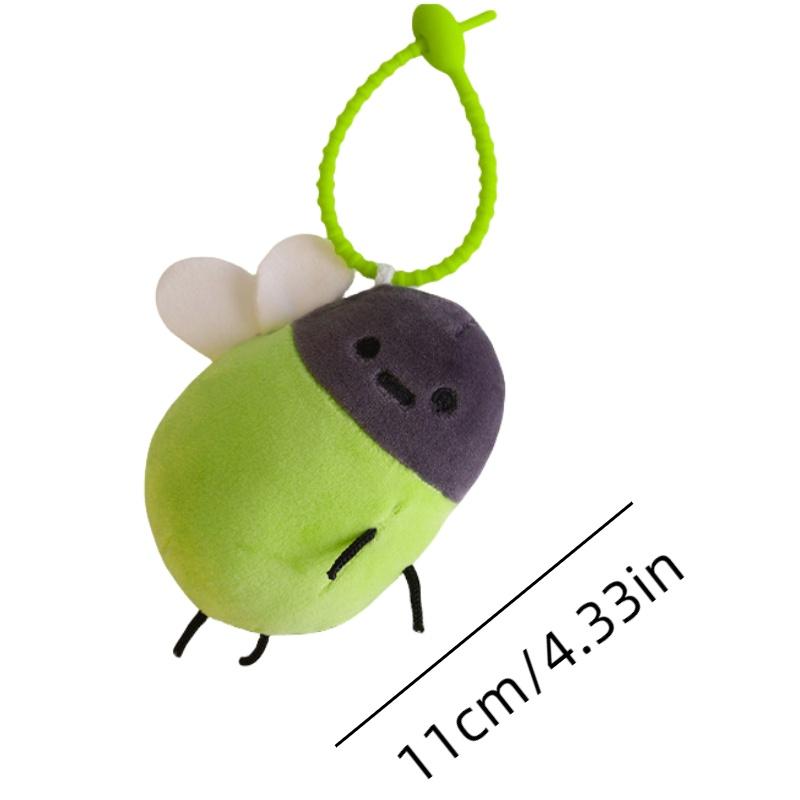 Fireflies Hangfook Glowing Plush Keychain Pendant Doll Key Chain Holder Gift Toy