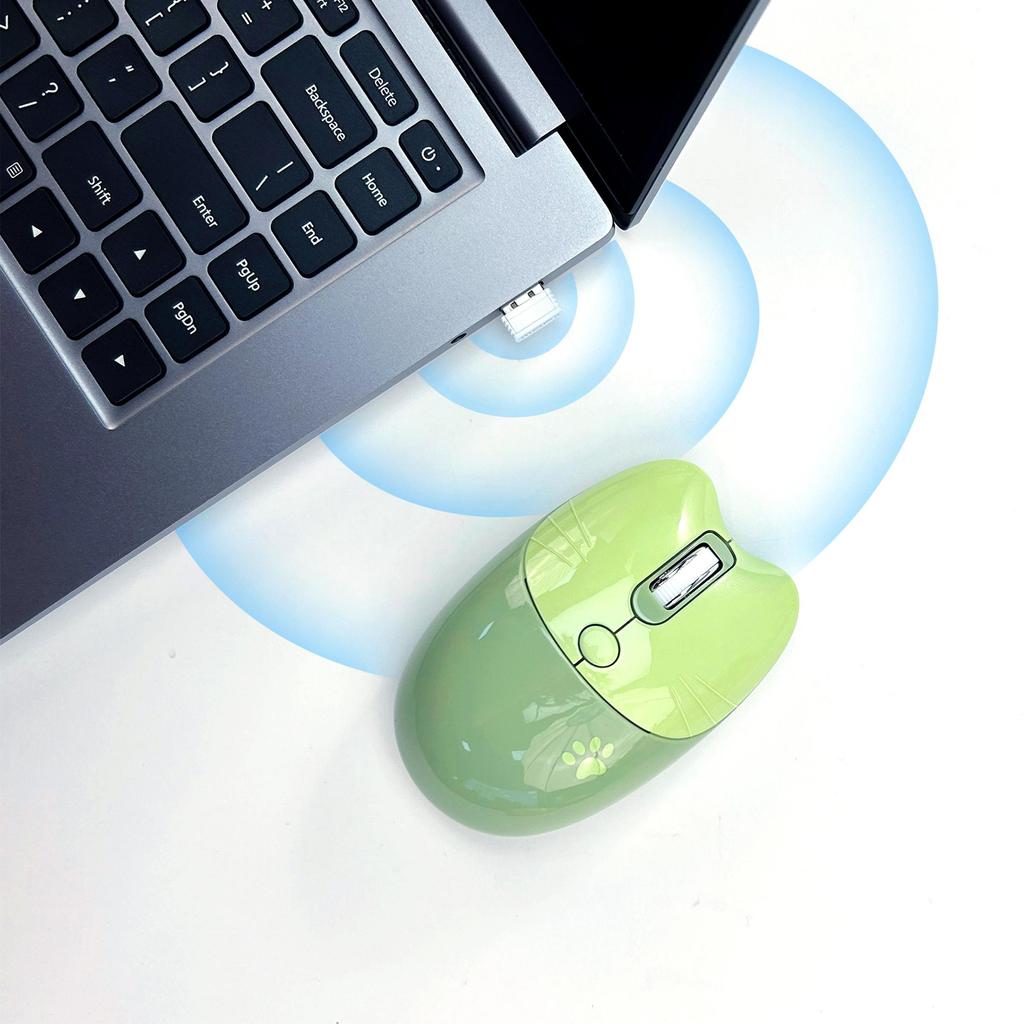 Mofii M3DM Ratón Inalámbrico Bluetooth de Modo Dual Chic – Ratón Inalámbrico Silencioso para Portátil y Trabajo de Oficina