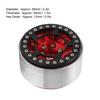 2Pcs RC Wheel Hub Aluminum Alloy High Wear Resistance CNC Machining 1.9in Remote Control Car Wheel HubRed