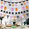 Black Spider Ghost Bat Halloween Bat Banners Funny Halloween Party Banner  Room Party Decor