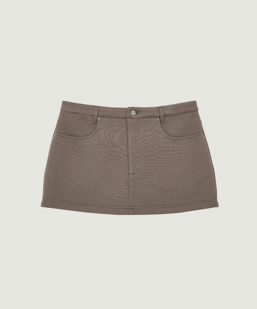 Grove Zoe Sweat Skirt Pants (Brown)