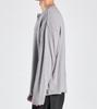 Beoteunseoul Ecocosy Henley Neck Knit T-Shirt (Gray)