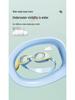 Kids' Waterproof Anti-Fog Swim Goggles with Cap - Medium To Large Fit, Small Frame, High Definition Professional Set.
