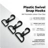 10pcs Plastic Backpack Webbing Carabiner Handbag Hanging Lobster Buckle  For Weave Paracord Lanyard