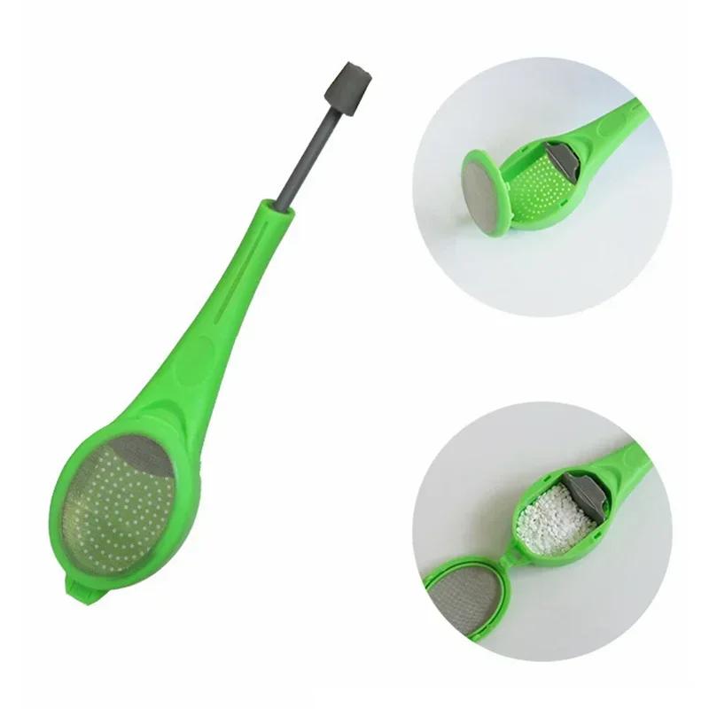 Tea&Coffee Strainer Stir Swirl Total Tea Infuser Teaware For Spice Sieve Strainers Gadget Measure Steep Stir Press Plastic Tools