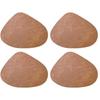 Premium-Teardrop PU Placemats Double-Sided Texture, Waterproof Oil-Proof Set 4Pcs For Dining Table, Home Decor