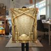 1Pz Coperta in Flanella con Stampa Musulmana, Alta Qualità, Per Tutte le Stagioni, Decorazione per la Casa, Calore e Comfort, Perfetta per Regali di Natale