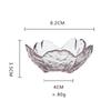 Small Glass Dish Nordic Style Gold Inlay Glass Sauce Bowl Bbq Seasoning Dipping Flower Petal Bowl Glass Seasoning Dish