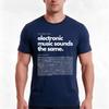 Electronic Music Genre Funny Techno Tshirt Summer Casual Cotton Tee Oversized Streetwear Tops Vintage Graphic Print