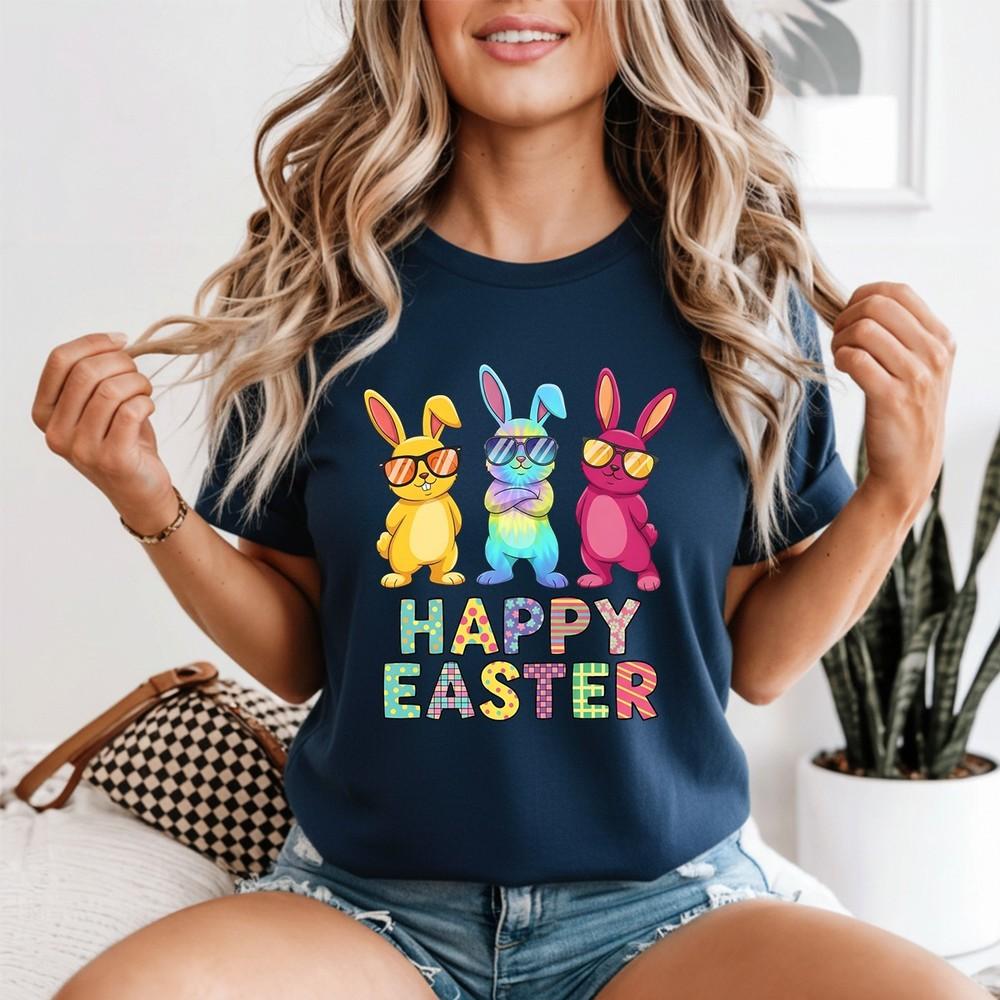 Funny Easter Bunny Cool Bunnies Happy Easter Unisexs Tshirt