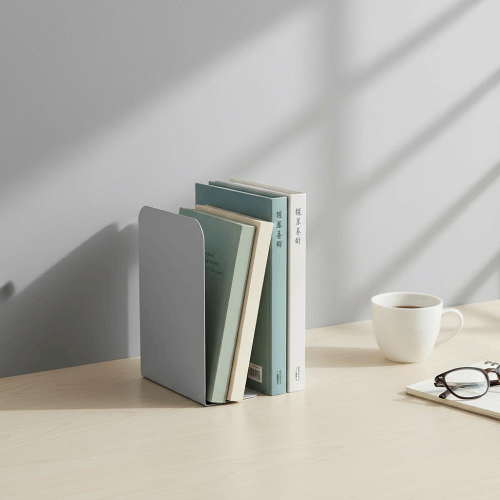 Non-slip Design Metal Book Holder Thickened Books Book Support Rack  School Environment