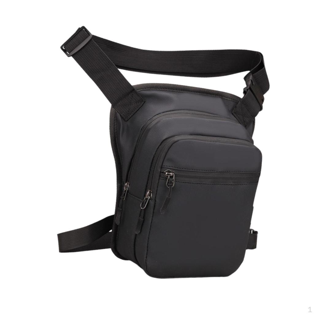 Men Waist Bag Drop Leg with Adjustable Strap Multipurpose Pouch Hip Pack Fanny for Riding