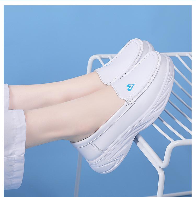 Women's Air Cushion Soft Sole Breathable Shoes - Comfortable & Versatile for Hospital Work