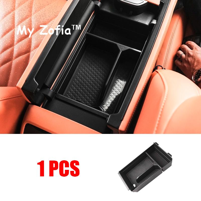 For Changan Deepal S07 2025 2026 Car Armest Storage Box ABS Central Control Lower Organizer Tray Car Stowing Tiyding Accessories