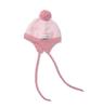 OIOI COLLECTION Colored Hairy Earflap Beanie_Pink