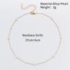 Pearl Clavicle Chain Necklace Beads Choker Neck Chain Goth Chocker Jewelry On The Neck Pendant Collar Women