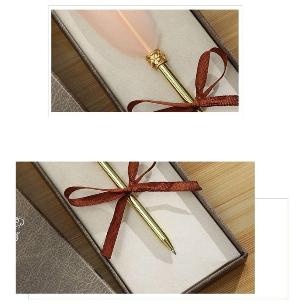 Gift School Office Students Quill Pen Gift Boxed ball-point pen Boxed Ballpoint Pen Neutral Gel Pen